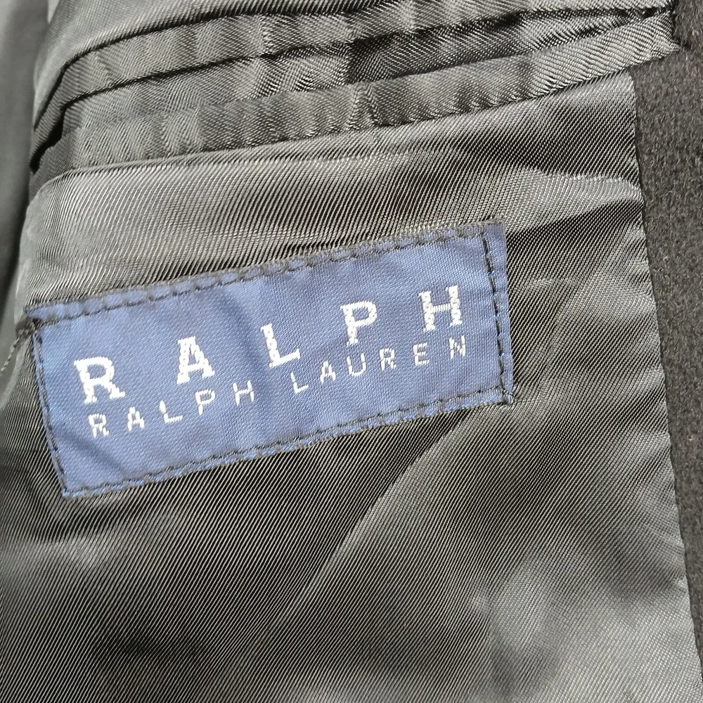 Ralph‎ Lauren Cashmere Sport Coat Mens 48R 50R Black Extremely Soft Blazer